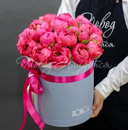 ПИОНЫ Букет Райский розовый