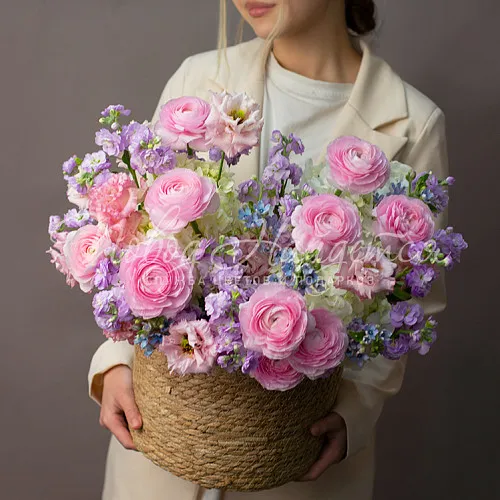 РАНУНКУЛЮСЫ Букет Зефирные облака