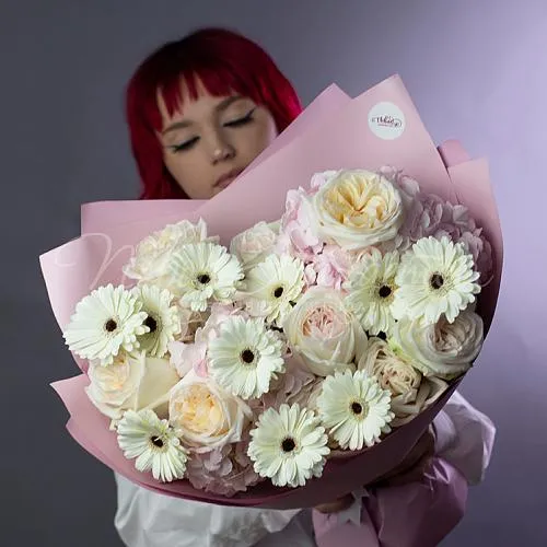 Цветы Букет Росинка