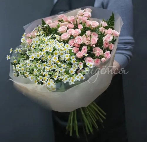 РОМАШКИ Букет Волшебный день