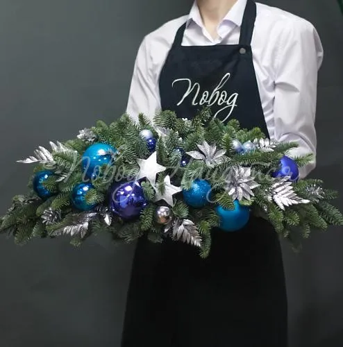 Новогодние композиции Цветочная композиция Витражи