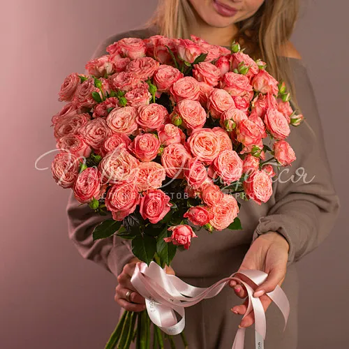 Моно Розы Букет Пламя осени