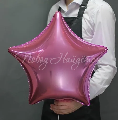 Звезды Звезда Розовая Металлик