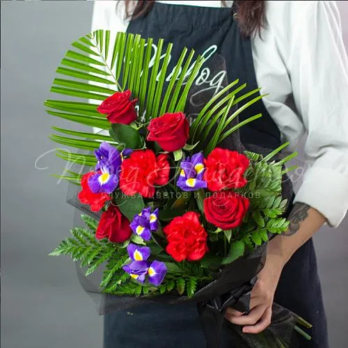 Траурные композиции Букет Траурный букет №7