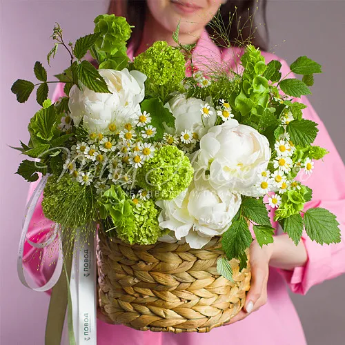 ПИОНЫ Букет Волны летнего настроения