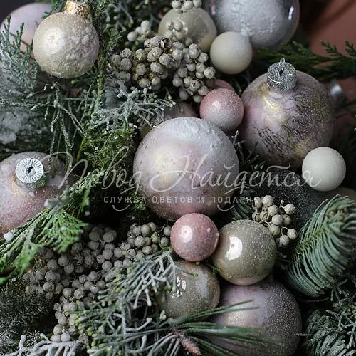 Композиции настольные новогодние Узоры мороза