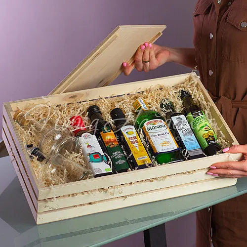 Подарочные корзины Корзина Набор масел