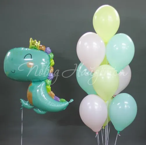 Обычные шары, облака из шаров Облако шаров"Дино"