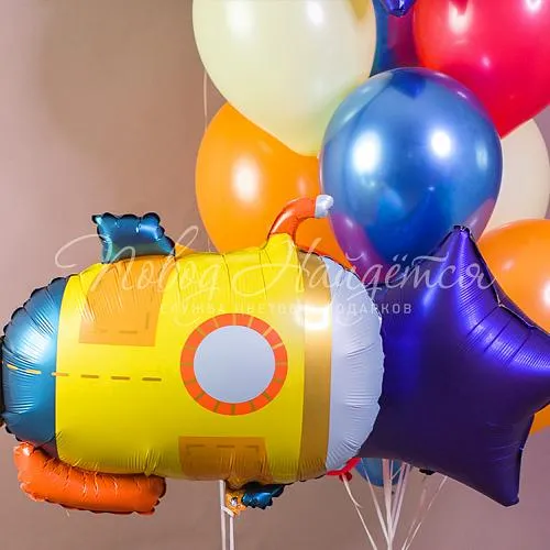 Обычные шары, облака из шаров Облако шаров "Дорогому сыночку"