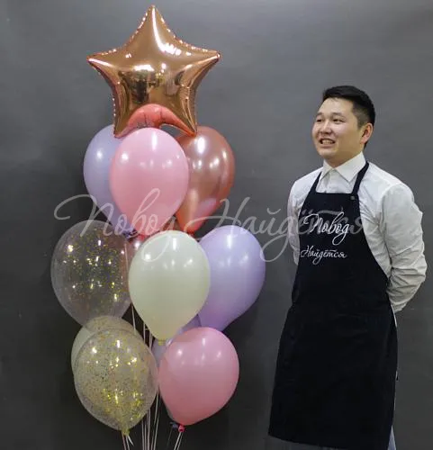 Обычные шары, облака из шаров Облако шаров"Солнце в облаках"