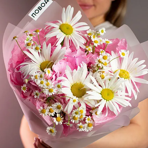 РОМАШКИ Букет Рассвет в поле