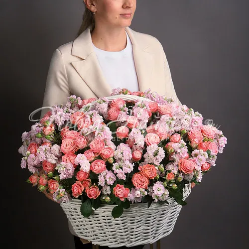 Пионовидные розы Букет Дотянуться до солнца