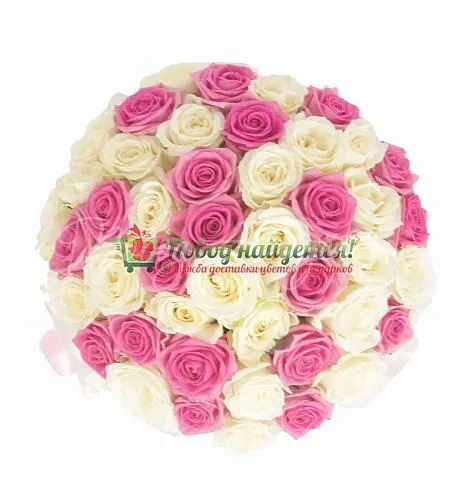 Цветы в шляпной коробке Корзина Розовый шарм