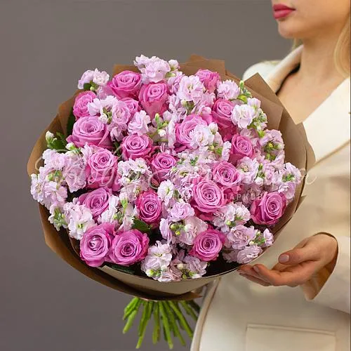 Цветы Букет Девушка Бонда