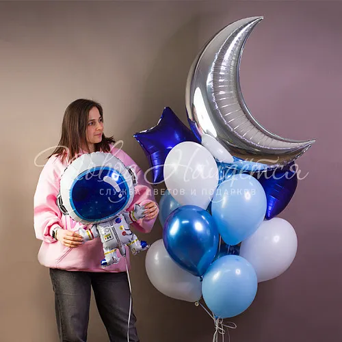 Обычные шары, облака из шаров Облако шаров "Лунный путешественник"