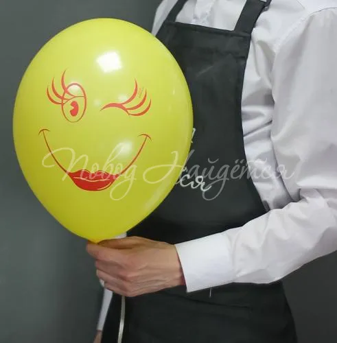 Обычные шары, облака из шаров Веселый, 30 см