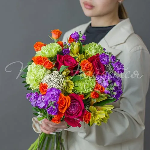 Цветы Букет Искренняя улыбка