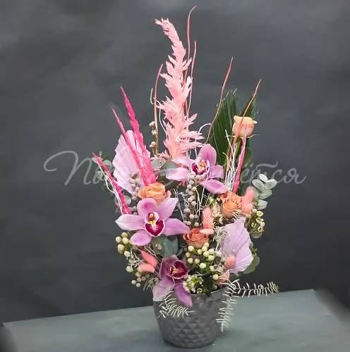 Интерьерные композиции Цветочная композиция Interior 05