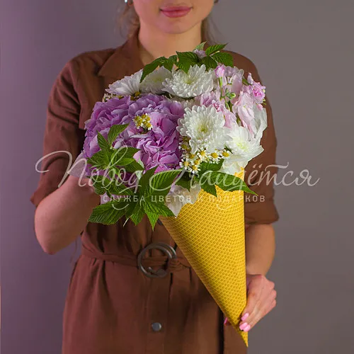 Цветы Букет Ежевичный пломбир