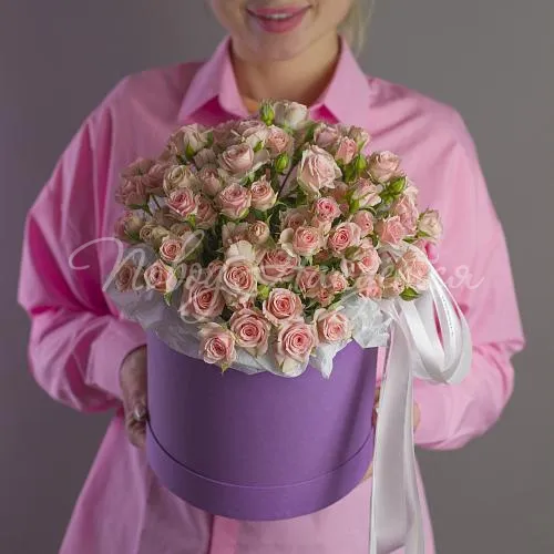 Кустовые розы Букет Ришелье