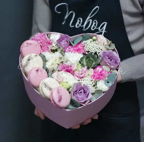 Коробки с макарун Корзина Завтрак в Париже