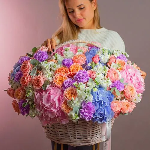 ГОРТЕНЗИИ Букет Единорожка