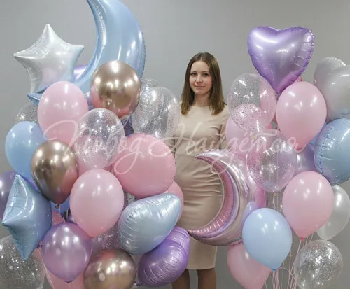 Обычные шары, облака из шаров Облако шаров"Воздушное небо"