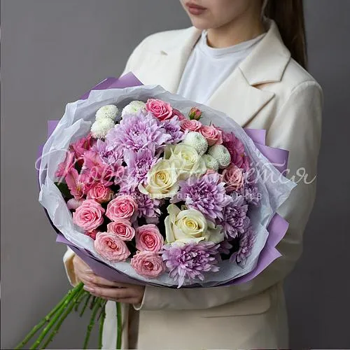 Кустовые розы Букет Фарго