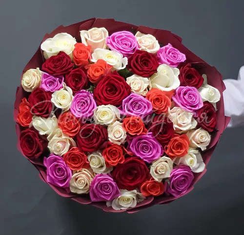 51 роза Букет Экспрессия