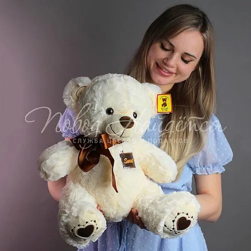 Мягкие игрушки Белый мишка, 60 см