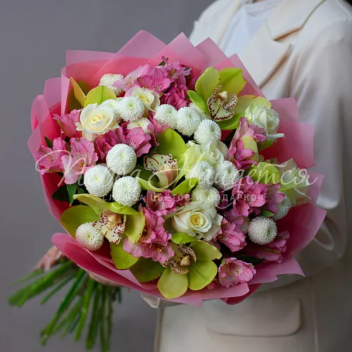 Букет с ОРХИДЕЯМИ Букет Знаменка