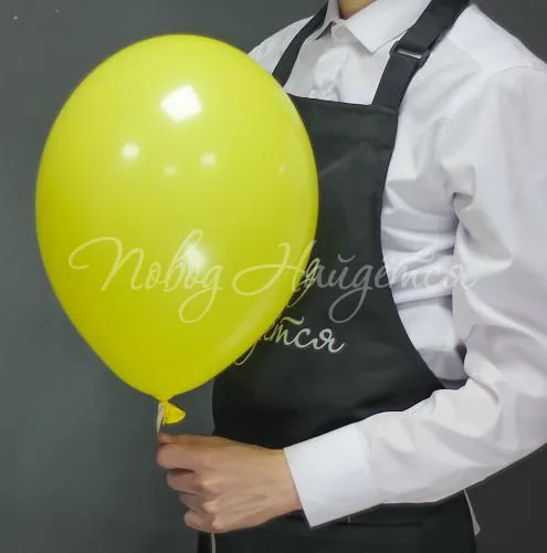 Обычные шары, облака из шаров Желтый, 30 см