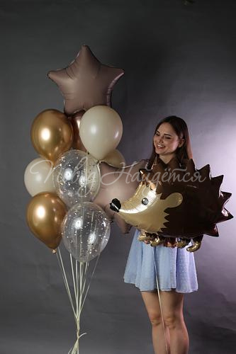 Обычные шары, облака из шаров Облако шаров "В гостях у ёжика"