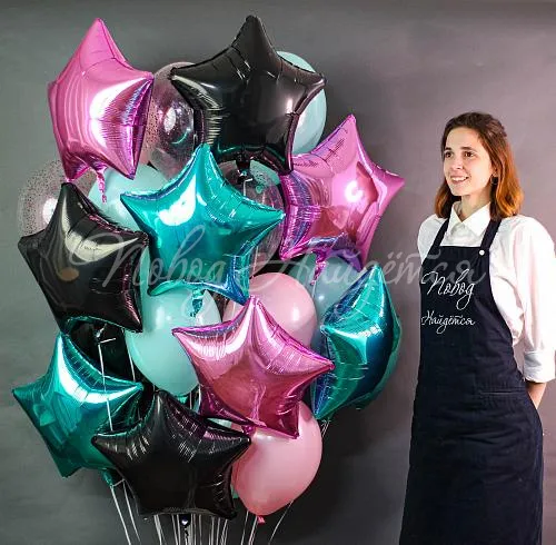 Шары Шары Облако шаров "Звездная карусель"