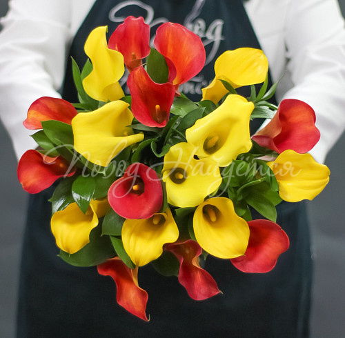 КАЛЛЫ Букет Факел любви