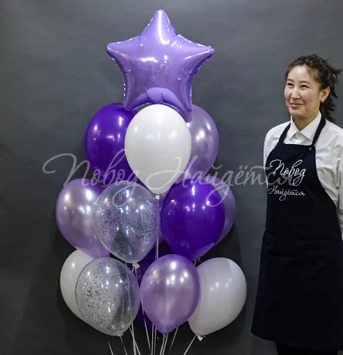 Обычные шары, облака из шаров Облако шаров "Незабываемый день"