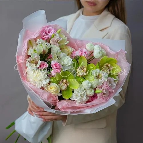 Букет с ОРХИДЕЯМИ Букет Сказочное утро