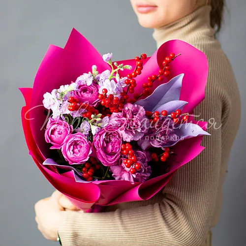 Дизайнерские букеты Букет Морозные щечки