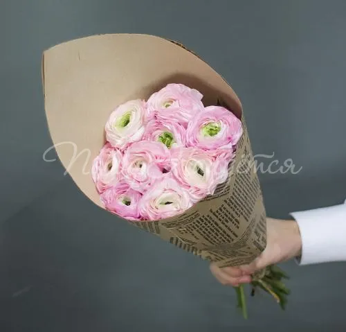 РАНУНКУЛЮСЫ Букет Прекрасное мгновение