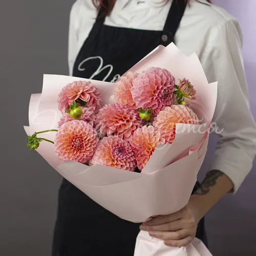 ГЕОРГИНЫ Букет Джелато