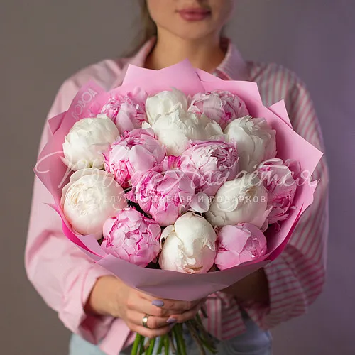 ПИОНЫ Букет Цвет совершенства