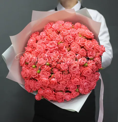 Пионовидные розы Букет Грация