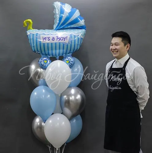 Обычные шары, облака из шаров Облако шаров "Счастливые родители""