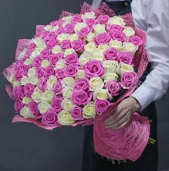 101 роза Букет Принцесса