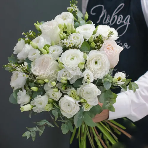 РАНУНКУЛЮСЫ Букет Белый лес