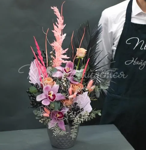 Интерьерные композиции Цветочная композиция Interior 08