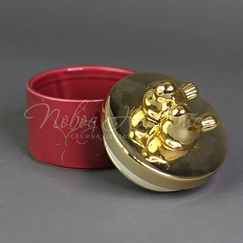 Сувениры Банка красная - Птичка певчая