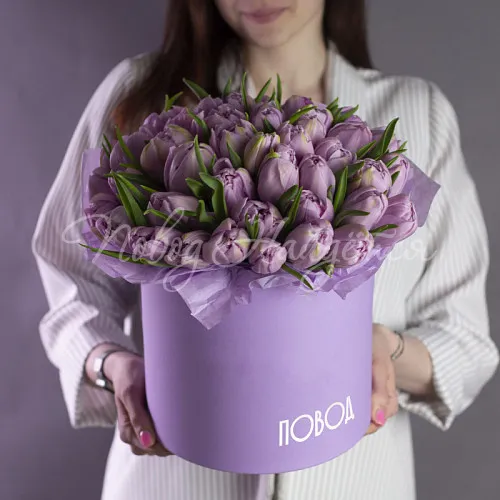 ТЮЛЬПАНЫ Букет Лавандовое море