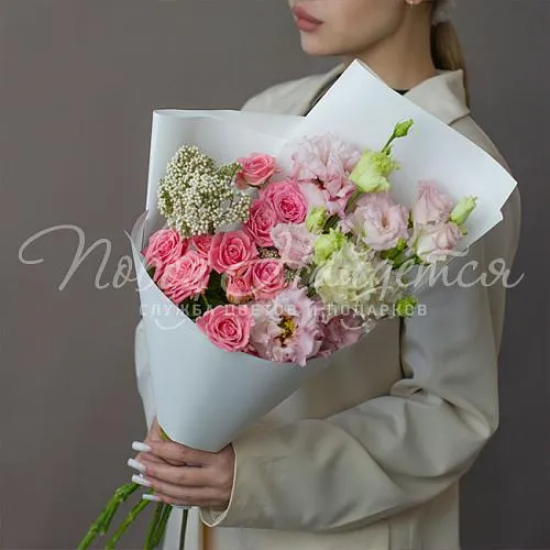 Дизайнерские букеты Букет Легкий румянец