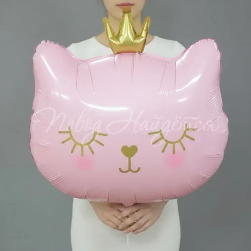 Воздушные шары Кошка в короне